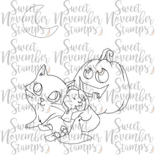 Load image into Gallery viewer, Digital Stamp - Witchwee - Rowena Halloween pack