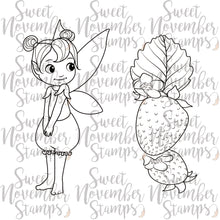Load image into Gallery viewer, Digital Stamp - Summer Fruit Fairies: Strawberry