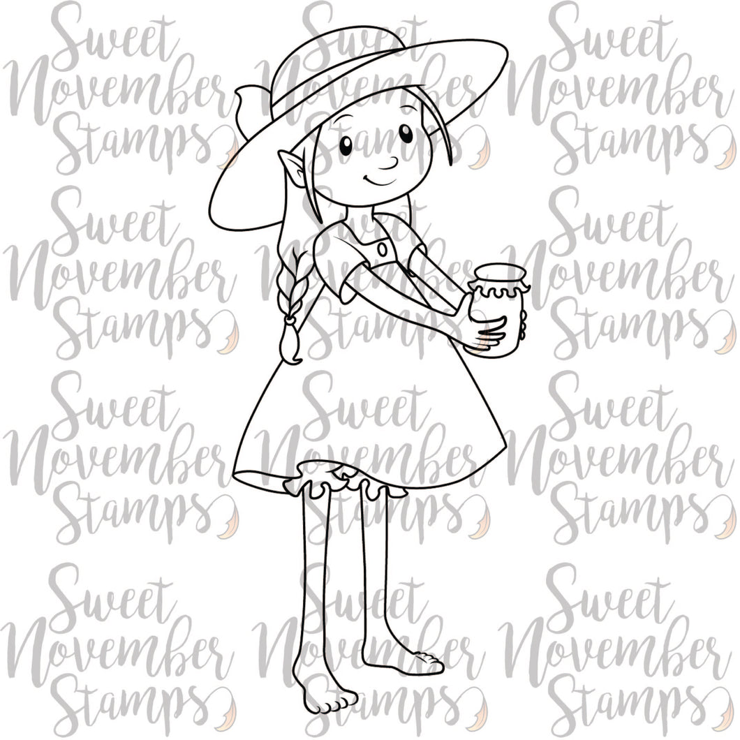 Digital Stamp - The Brownies Farmers Market: Tansy