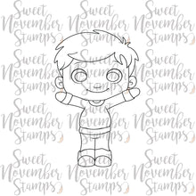 Load image into Gallery viewer, Digital Stamp - Thankful Cutie Boy
