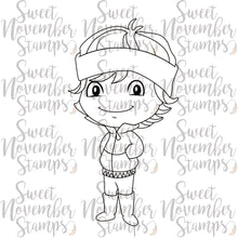 Load image into Gallery viewer, Digital Stamp - Sweet November Vault: Winter Kids Zach