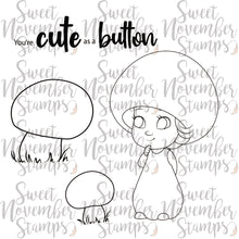 Load image into Gallery viewer, Digital Stamp - Midsummer Mushroom Collection: Button