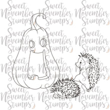 Load image into Gallery viewer, Digital Stamp - Pumpkin Pals: Frightful Pumpkin with Freddy and Quil