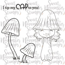 Load image into Gallery viewer, Digital Stamp - Midsummer Mushroom Collection: Pixie Cap