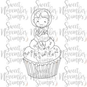 Digital Stamp - Sweet November Vault: Josie's Cupcake