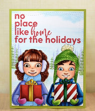 Load image into Gallery viewer, Digital Stamp - Home for the Holiday's - Holly