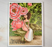 Load image into Gallery viewer, Digital Stamp - Scene Builder: Dahlia and Peony Background set