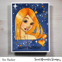 Load image into Gallery viewer, Digital Stamp - Zodiac Girl: Scorpio