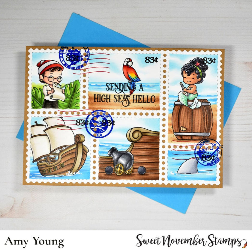 Clear Stamp Set - Background Builder: Yo Ho Ho