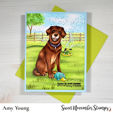 Digital Stamp - Dog Park 4: Ollie the Labrador