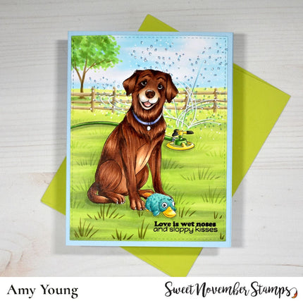 Digital Stamp - Dog Park 4: Ollie the Labrador