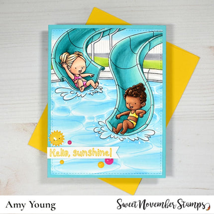 Clear Stamp Set - Water Park Party