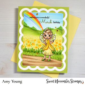 Clear Stamp Set - March Daffodil Fairy