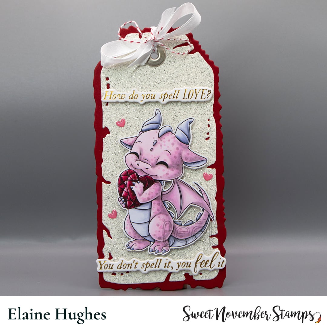 Clear Stamp Set - February Amethyst Dragon