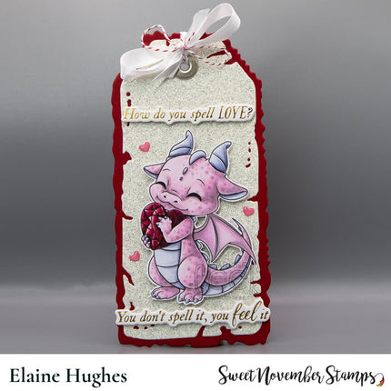 Clear Stamp Set - February Amethyst Dragon