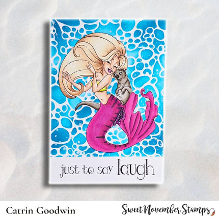 Digital Stamp - Love to Sea You: Otterly Fun