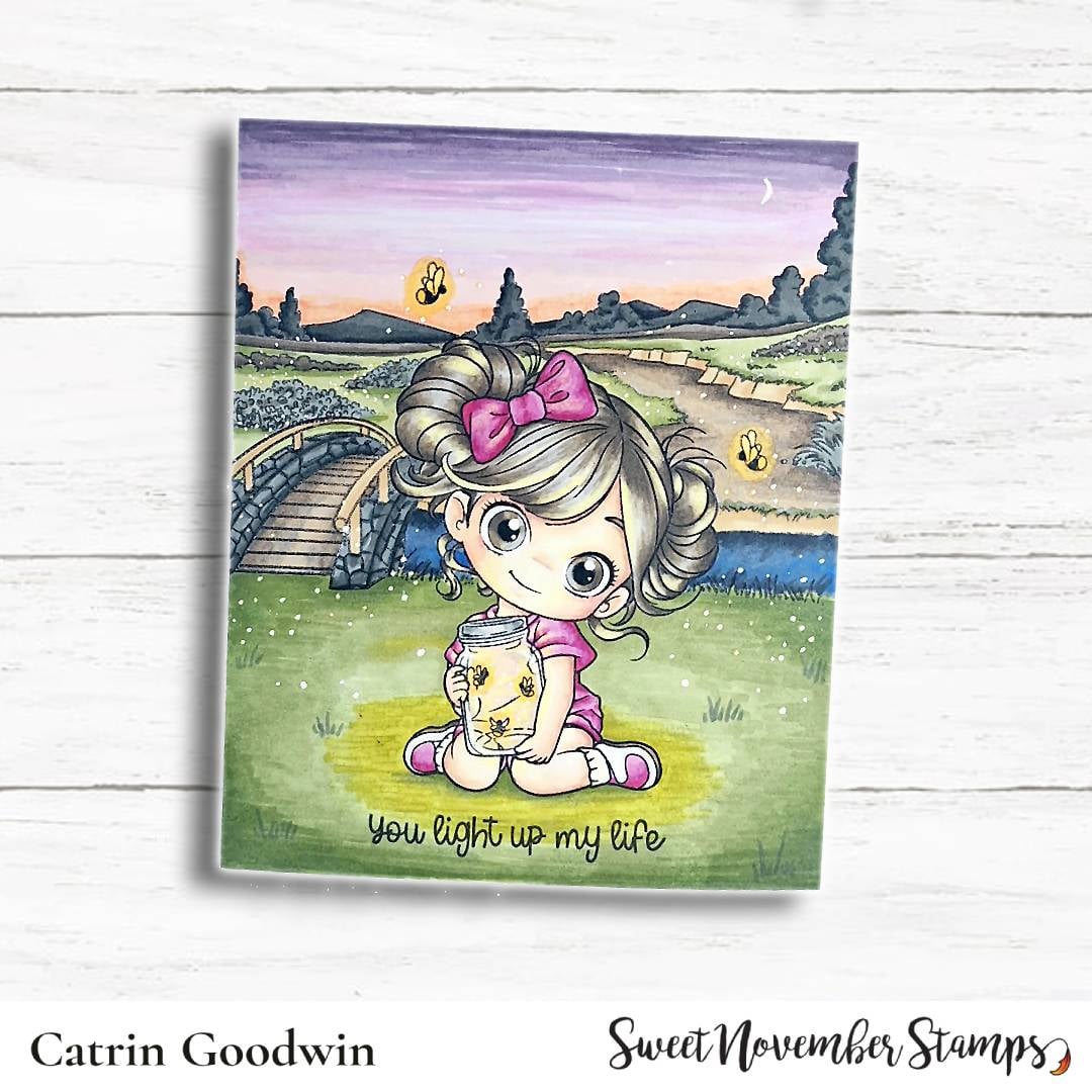 Clear Stamp Set - Flutterbee Kaylee