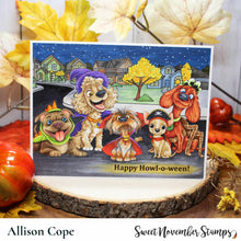 Load image into Gallery viewer, Digital Stamp - Howl-O-Ween Pups: Sparky&#39;s Spider Costume
