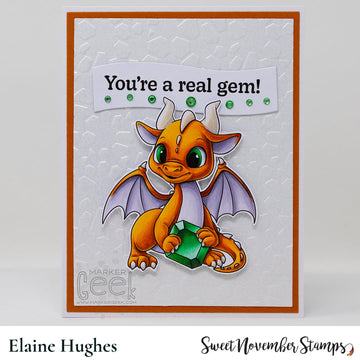 Clear Stamp Set - May Emerald Dragon