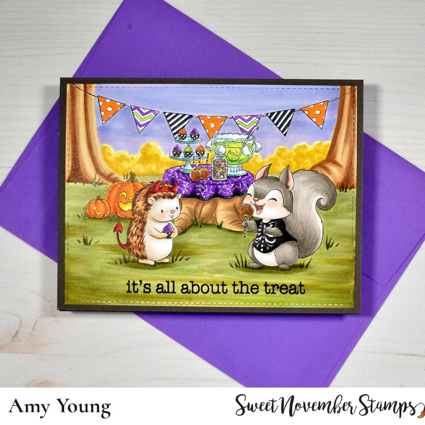 Digital Stamp - Halloween Party: Treat Table