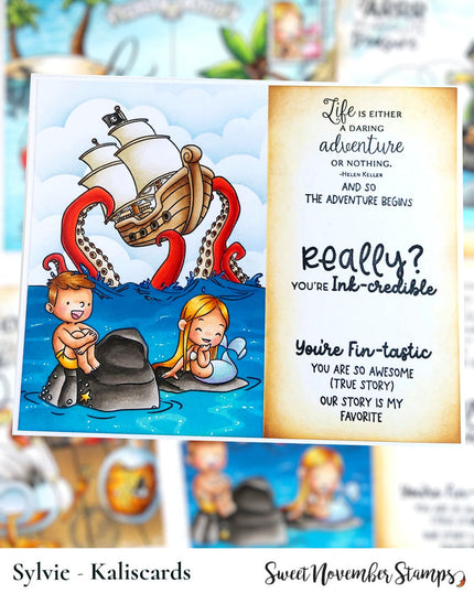 Clear Stamp Set - A Wee Bit of Piracy