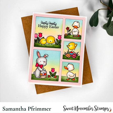 Clear Stamp Set - Postage Pals: Hoppy Easter