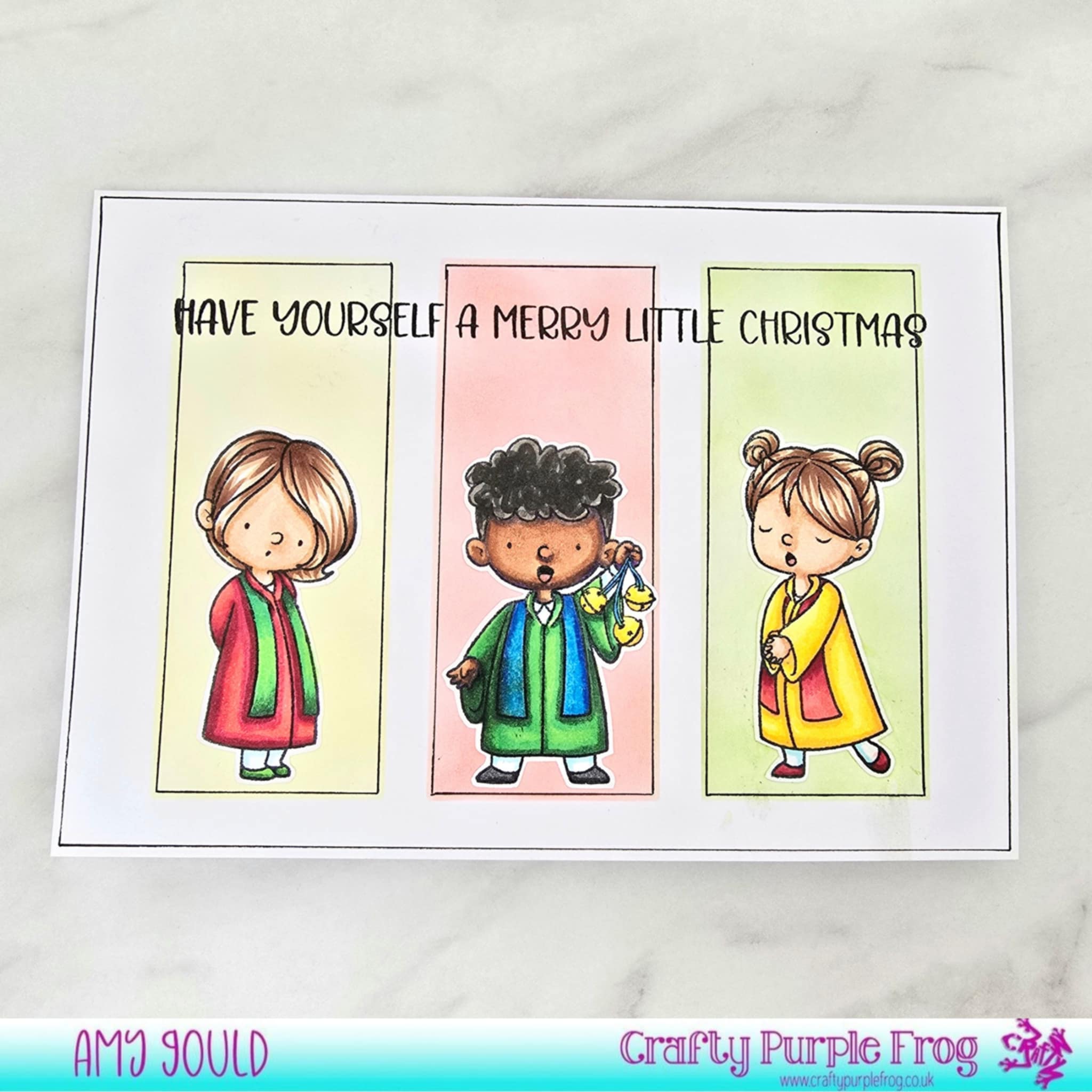 Clear Stamp Set - Christmas Choir