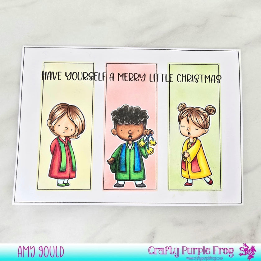 Clear Stamp Set - Christmas Choir