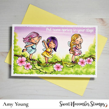 Clear Stamp Set - Fairwee Twirl