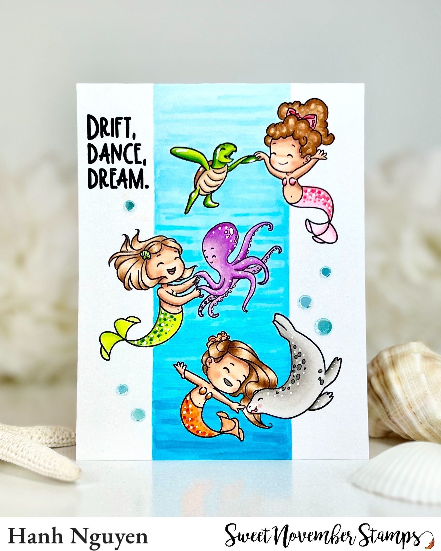 Clear Stamp Set - Merwee Tide Dancers