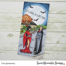 Load image into Gallery viewer, Clear Stamp Set - Background Builder: Halloween Neighborhood
