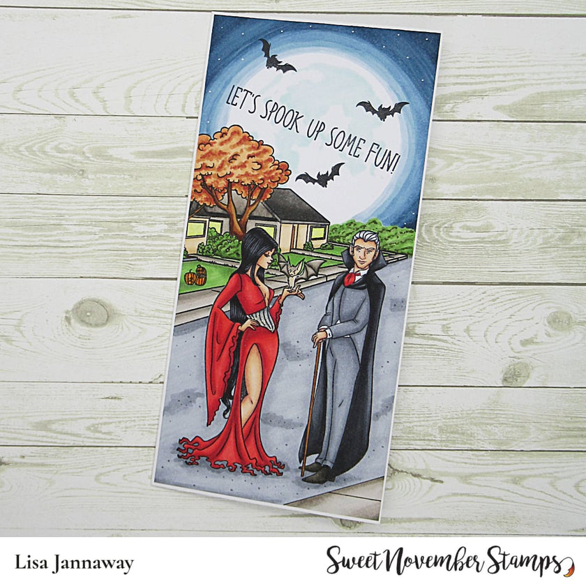 Clear Stamp Set - Background Builder: Halloween Neighborhood