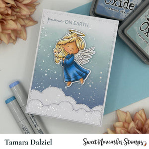 Digital Stamp - Little Christmas Angel