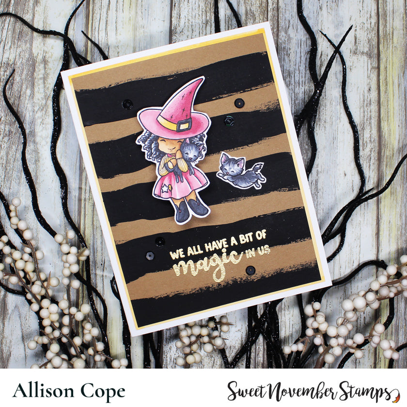 Clear Stamp Set - A Wee Bit Wicked