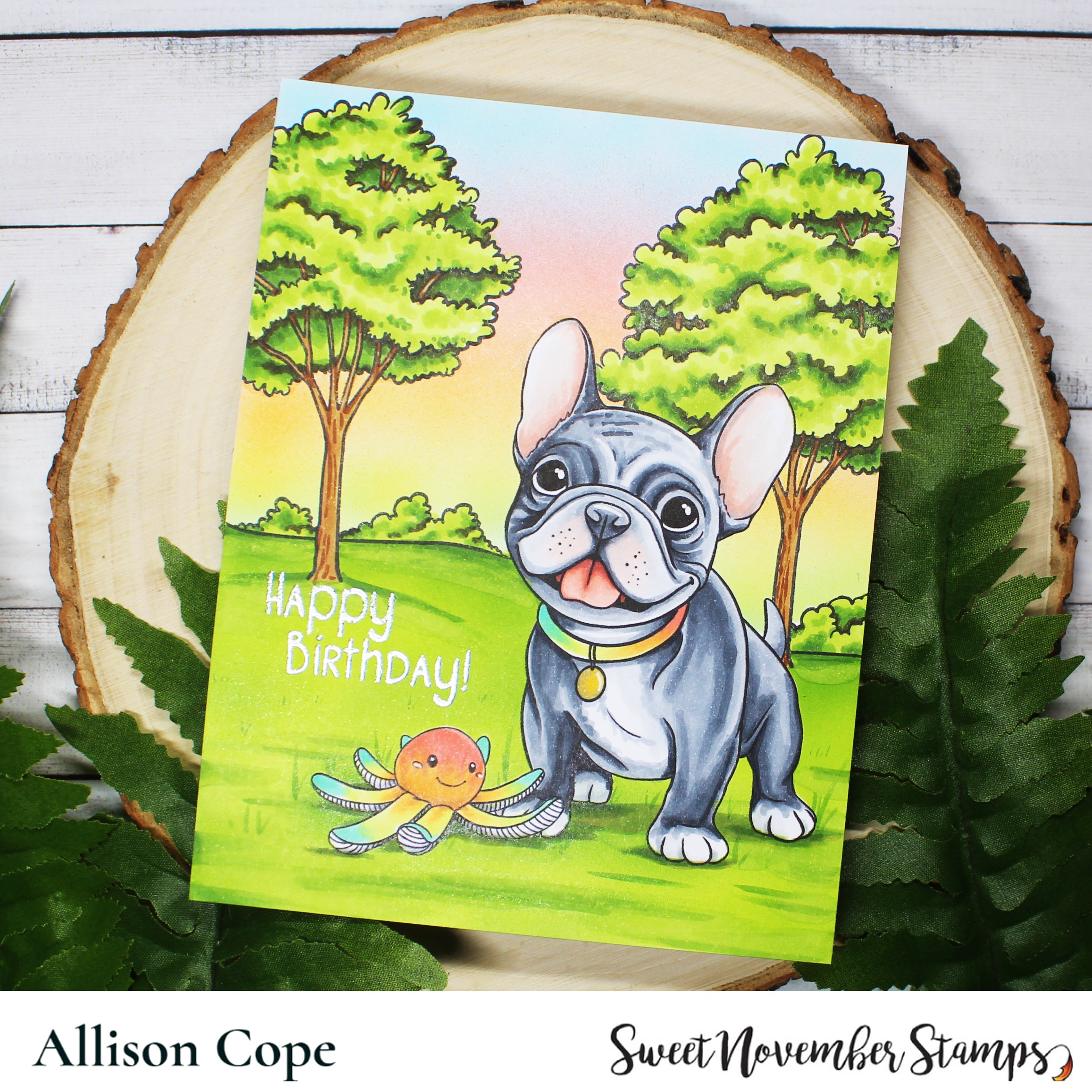 Digital Stamp - Dog Park 3: Mav the French Bulldog