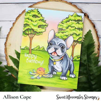 Digital Stamp - Dog Park 3: Mav the French Bulldog