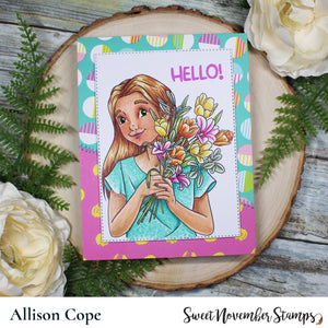 Digital Stamp - May Flowers: Lizzie