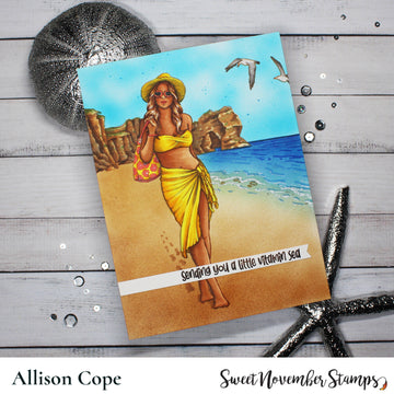 Clear Stamp Set - SN Gal Sunny
