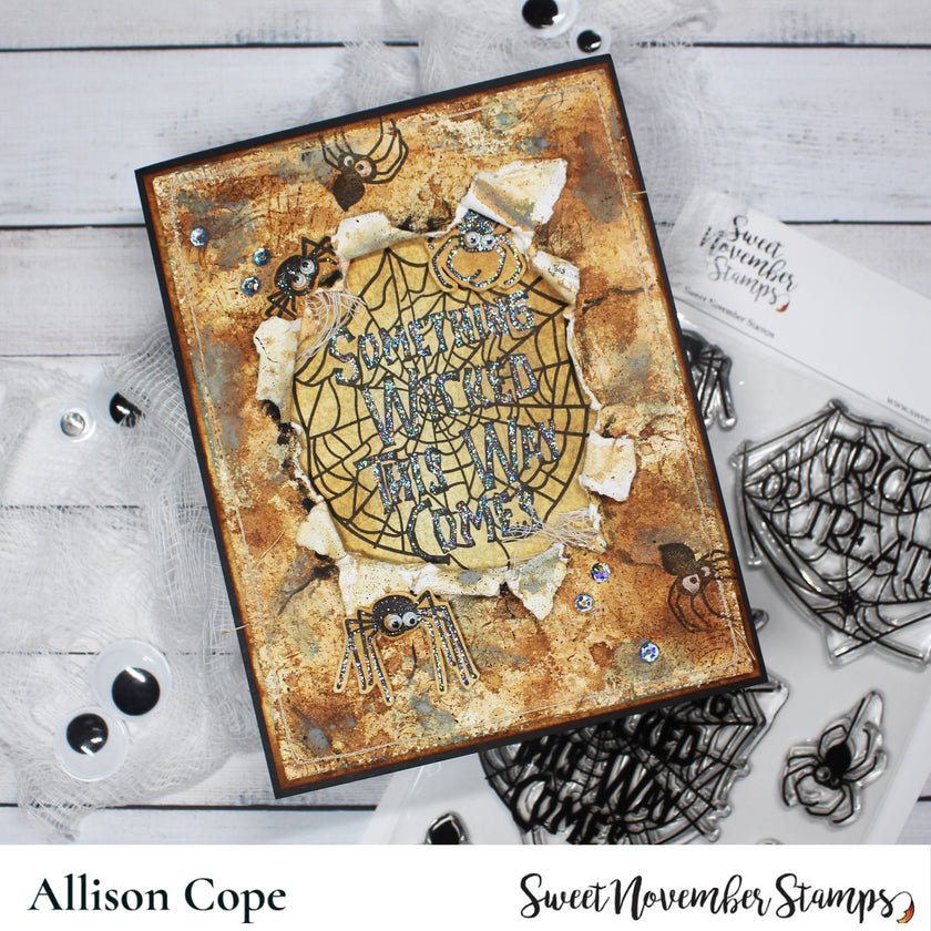 Clear Stamp Set - Spider Salutations