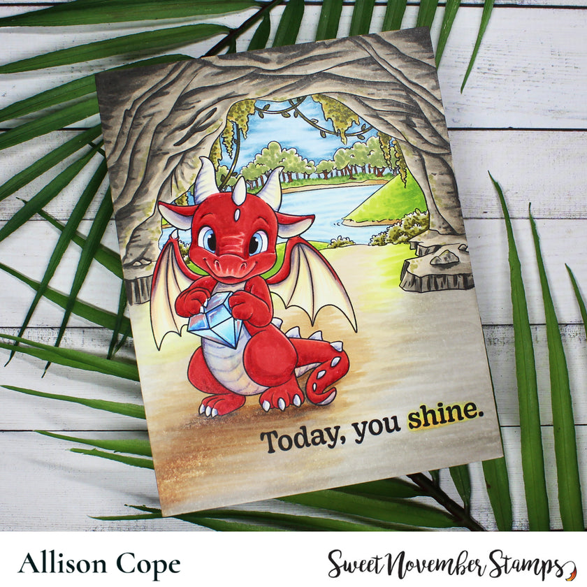 Clear Stamp Set - April Diamond Dragon