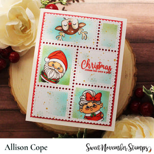 Clear Stamp Set - Christmas Minis