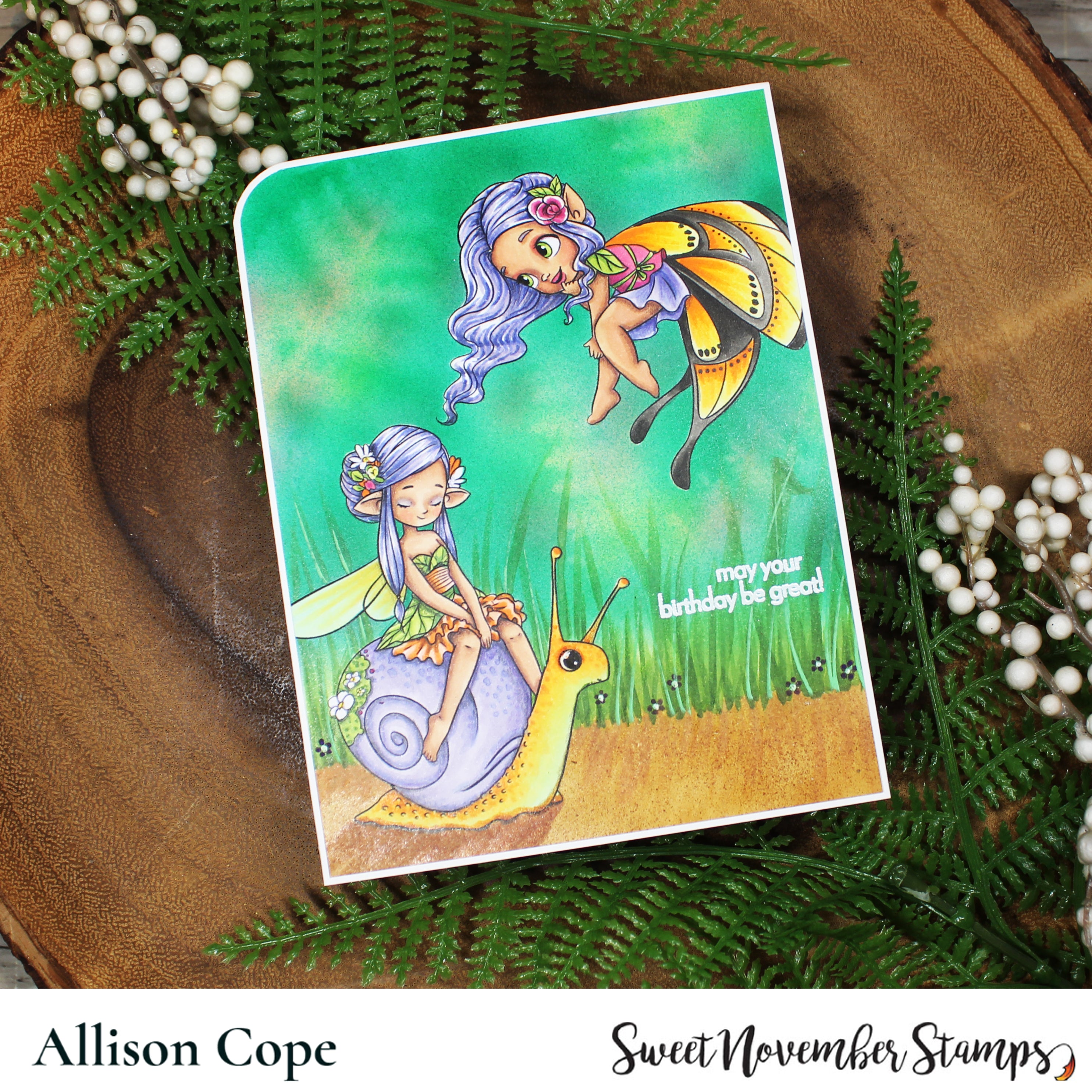 Digital Stamp - Faebruary Fairy: Delilah