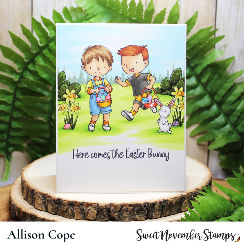 Clear Stamp Set - Egg Hunt