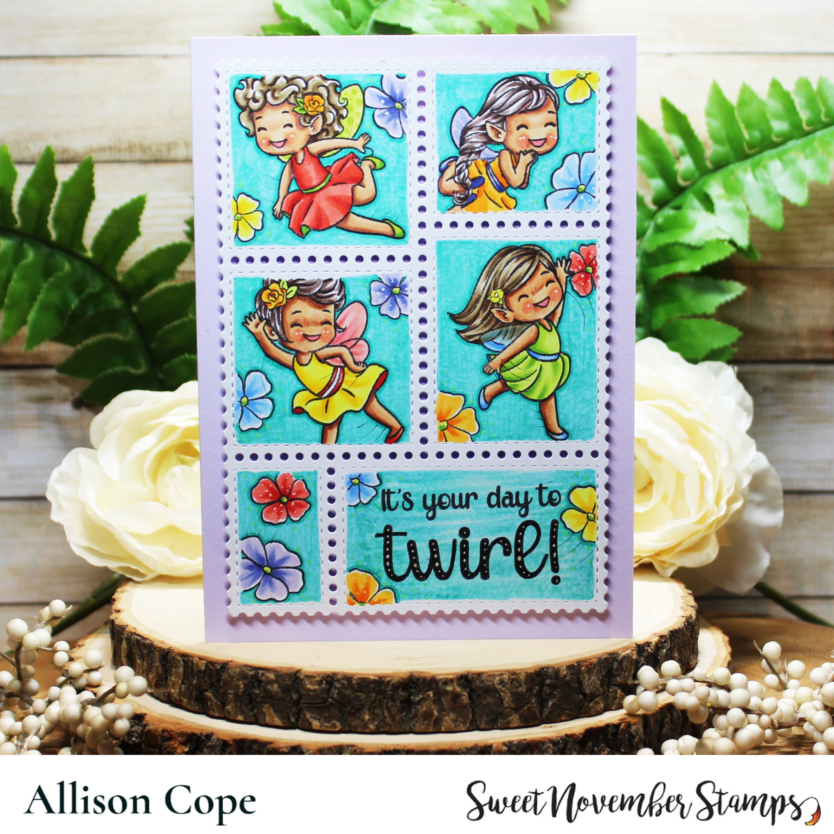 Clear Stamp Set - Fairwee Twirl