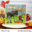 Digital Stamp - Fall Woodland: Moose, Beaver, Mole