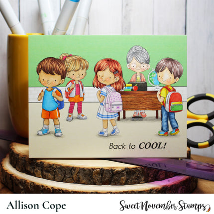 Digital Stamp - First Day: Mrs. James