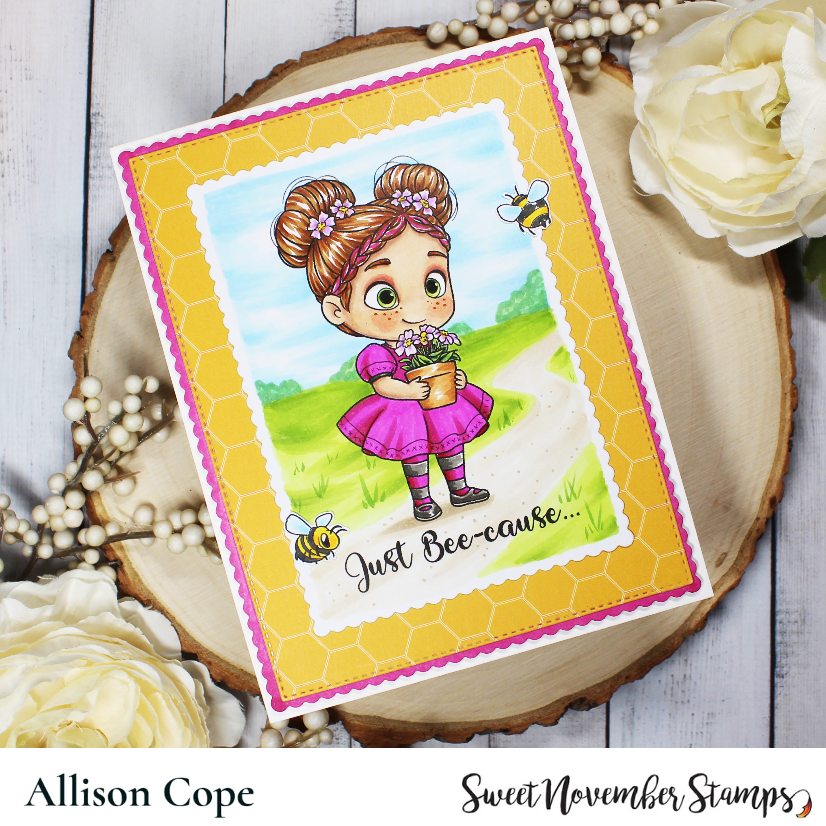 Clear Stamp Set - Flutterbee Beatrice