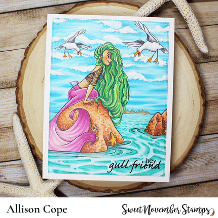 Digital Stamp - Love to Sea You: Gull Friends