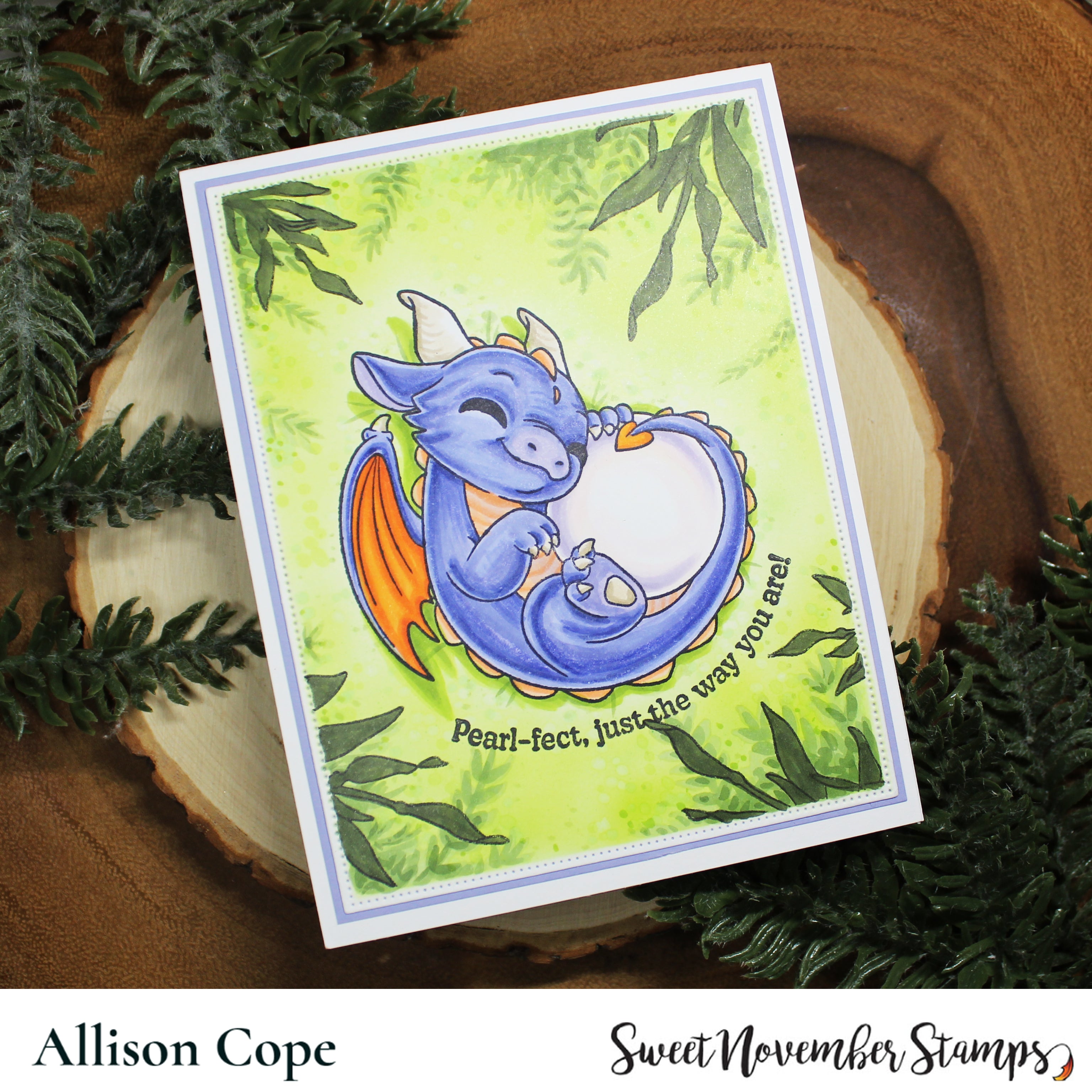 Clear Stamp Set - June Pearl Dragon