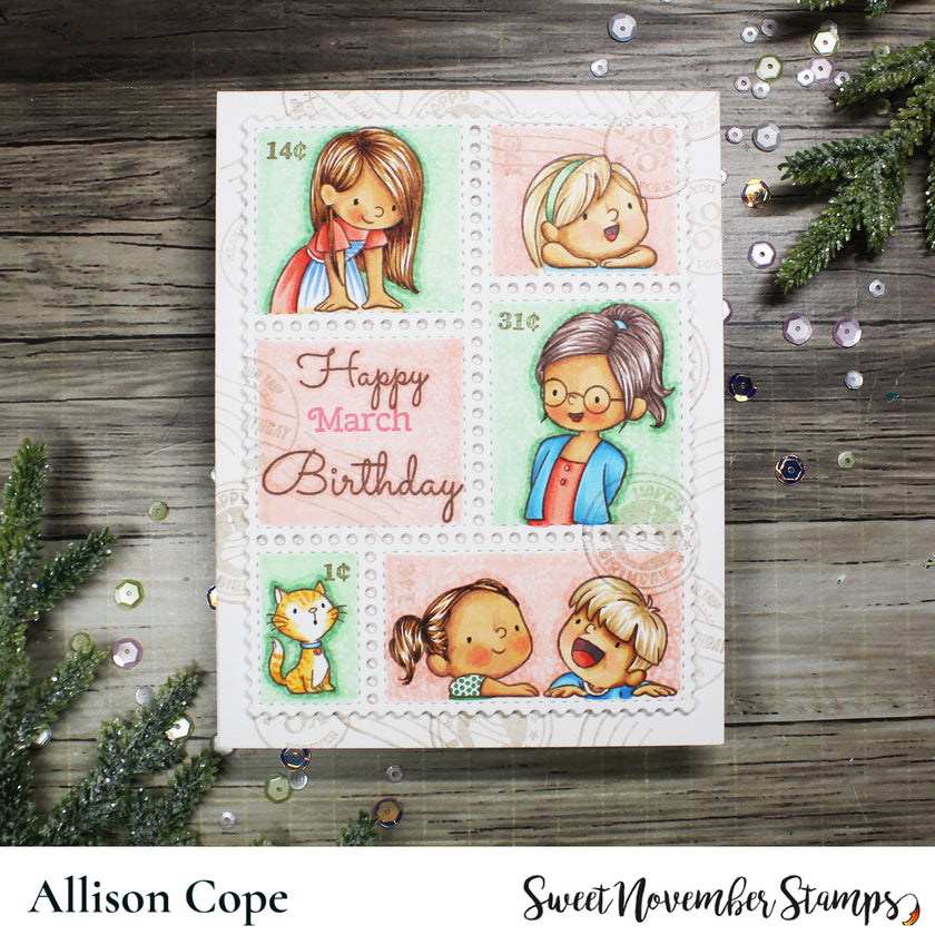 Clear Stamp Set - Postage Pals: Portrait